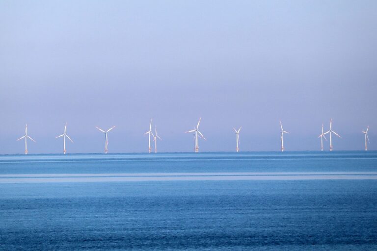 windmill, wind turbines, turbines, wind power, nature, technology, wind farm, wind energy, offshore, renewable energy, energy, alternative energy, sea, ocean