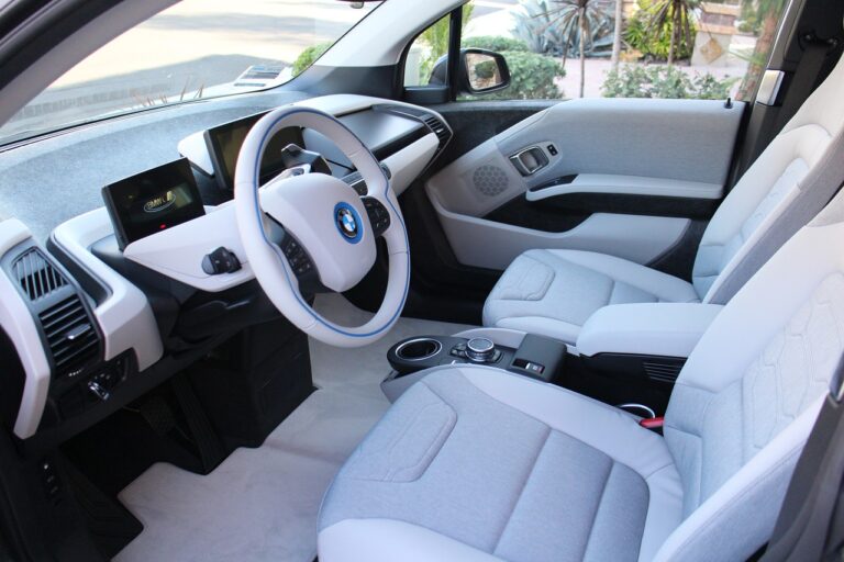 bmw, bmwi3, car wallpapers, i3, car, automobile, ev, electric, sedan, interior, blue car, blue interior