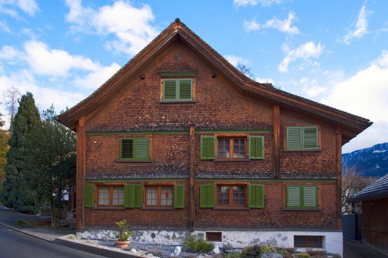 house, building, architecture, facade, shingles