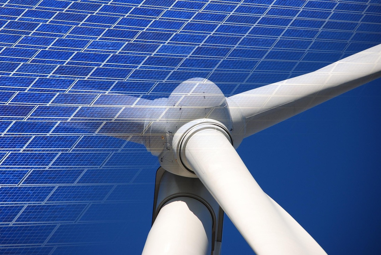 energy, environment, ecology, power, nature, technology, solar, wind, electricity, sustainable, generator, panel, ecological, generation, turbine, sun, blue technology, blue sun, blue energy, blue power