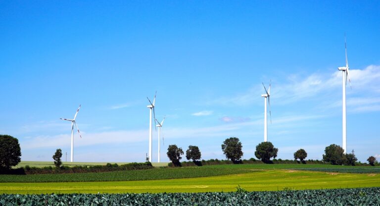pinwheels, wind power, wind energy, heaven, power generation, nature, wind turbine, clouds, landscape