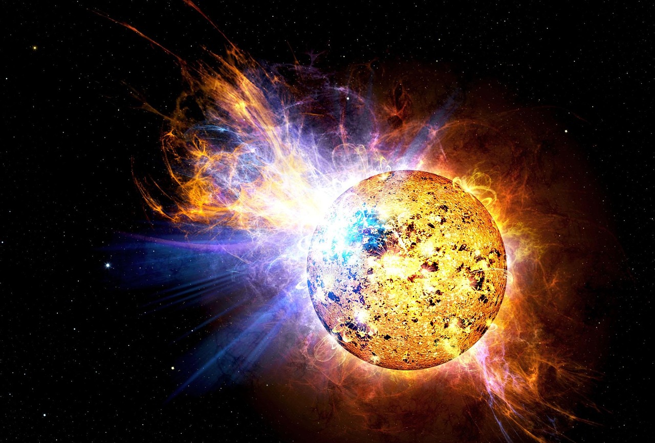solar flare, flare, explosion, ev lacertae, nasa, nature, sun, power, energy, radiation, space