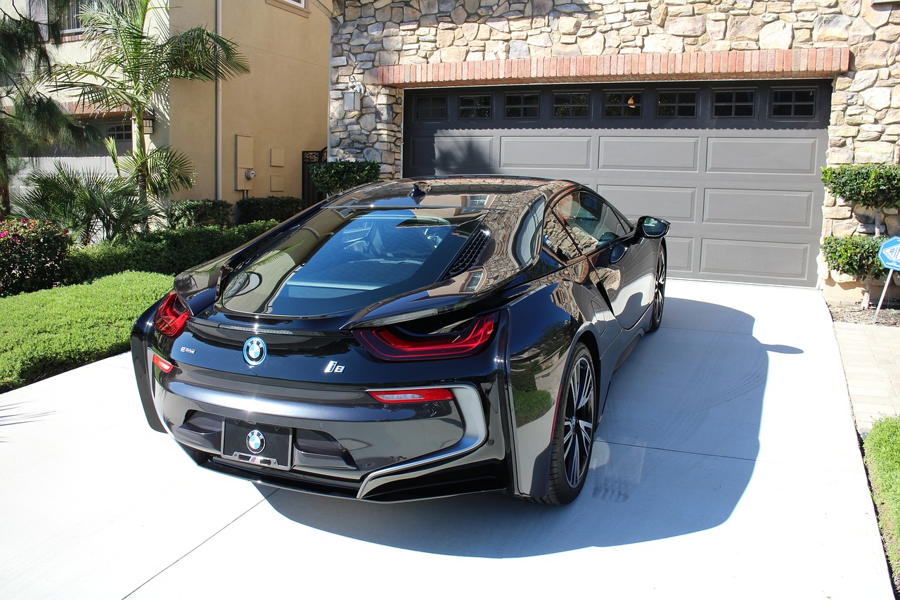 bmw, car, automobile, vehicle, i8, bmwi8, supercar, ev, electric, hybrid, back light, sports car