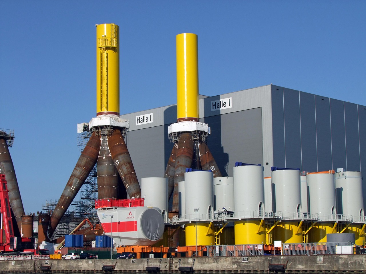 wind power, offshore, tripod, big, wind energy, wind, wind turbine, power generation, electricity, technology, electricity generation, bremerhaven, offshore, offshore, offshore, offshore, offshore