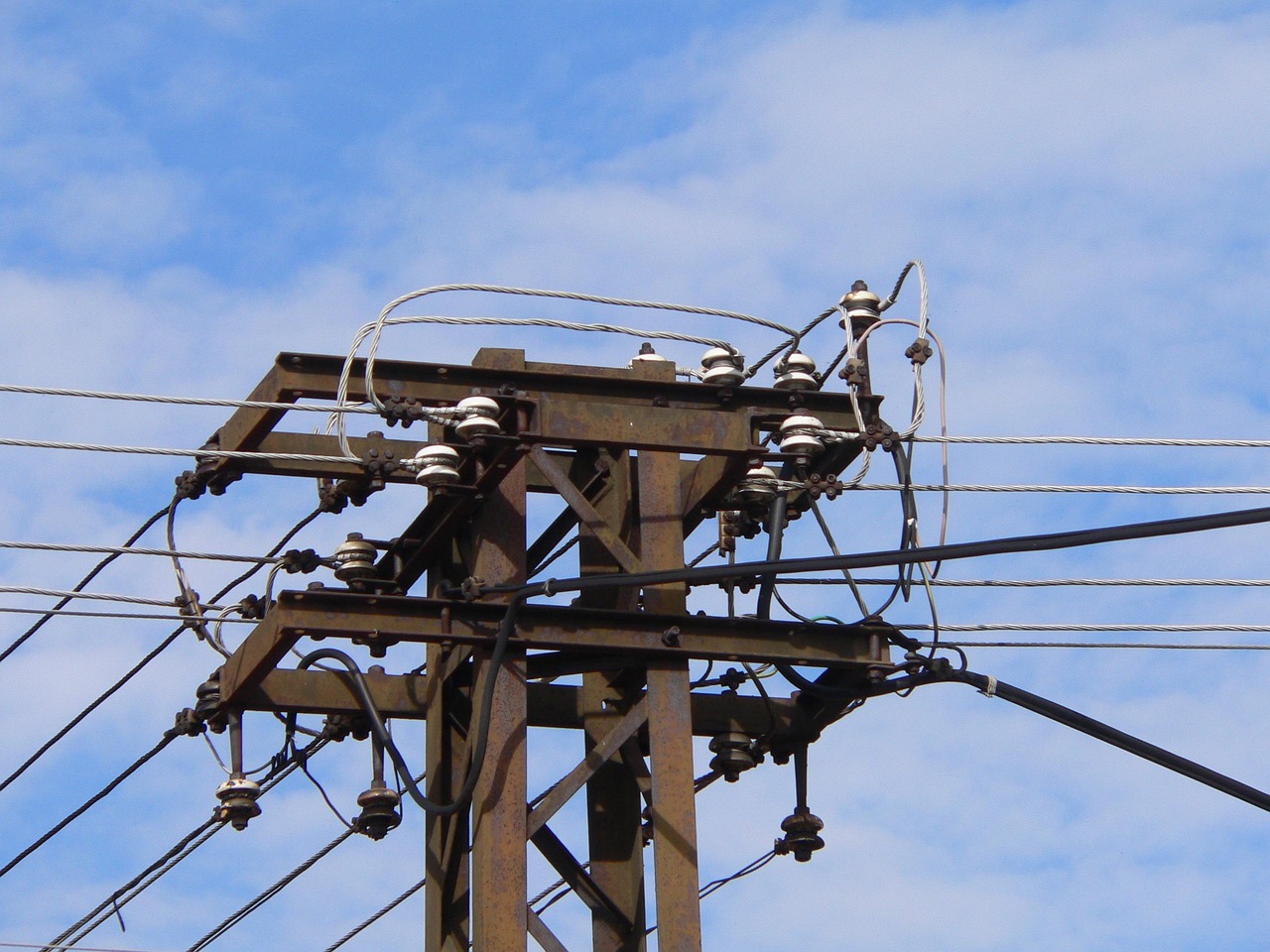 electric, transformer, heaven, blue, electric cable, power distribution unit, transformer, transformer, transformer, transformer, transformer