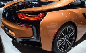 vehicle, car wallpapers, car, velocity, sports, automatic, orange, wheel, design, bmw, i8, technology, fast, bright, vehicle electric, vehicle hybrid, hybrid, super sports, rear, vehicle rear, car rear, side