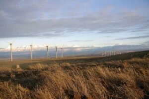 wind, turbines, electricity, power, electric, clean, energy, ecological, turbine, landscape, mountains, nature, sky, clouds