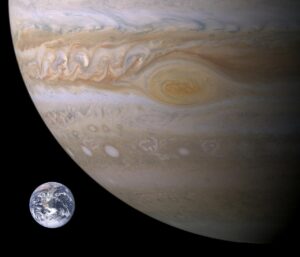 jupiter, planet, earth, size comparison, big red spot, space, space travel, solar system, jupiter, jupiter, jupiter, jupiter, jupiter
