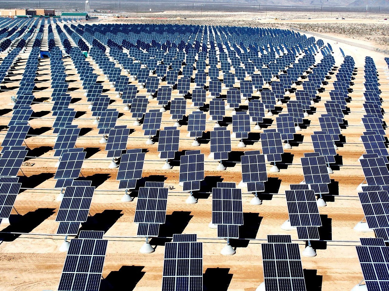 energy, landscape, desert, mountains, photovoltaic, generation, solar, alternative, electrical, eco, nature, electricity, ecology, clean, power, blue desert, blue energy, blue power, blue clean