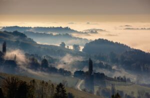 austria, fog, nature, landscape, the south-styrian wine-road, south styrian, weinstrasse, styria, foggy landscape, vacations, europe, southern styria, austria, austria, austria, austria, austria, styria, europe, europe, europe
