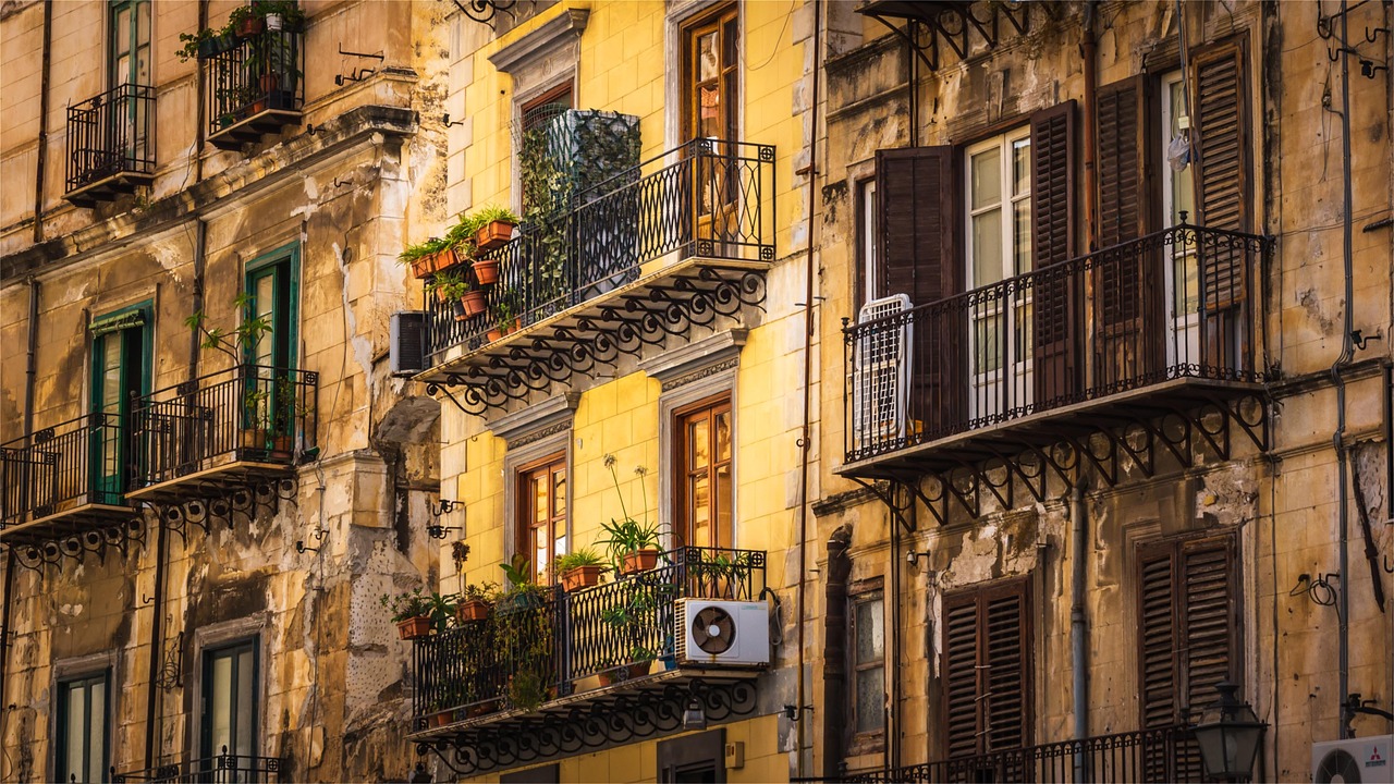 house facade, balconies, shutters, ailing charm, architecture, window, street view, palermo, air conditioner, refrigeration producer, palermo, palermo, palermo, palermo, palermo, air conditioner, air conditioner